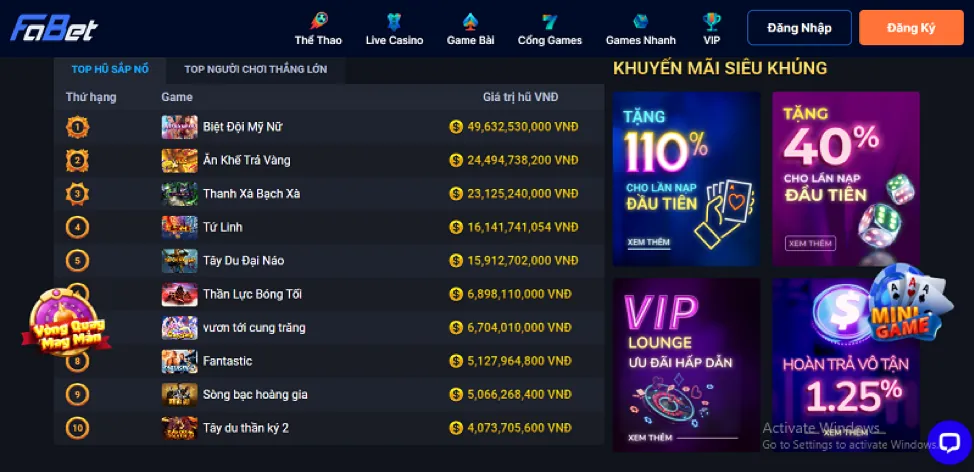 Đồ họa đỉnh cao game bắn cá